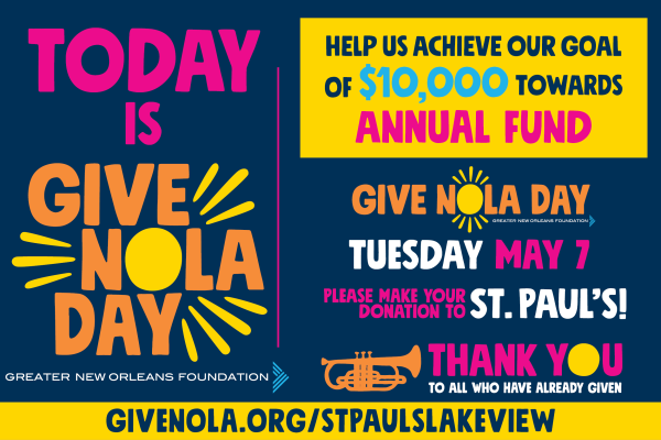 Today is GiveNOLA Day!